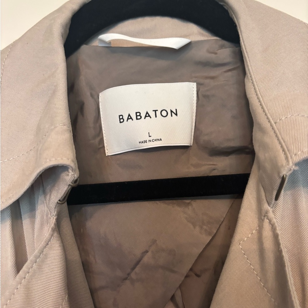 Babaton Women's Tan Trench Coat - Picture 2 of 5